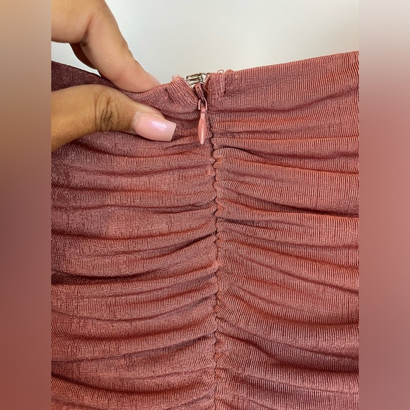 Fashion Nova Ruched Strapless Dress - Picture 4 of 6